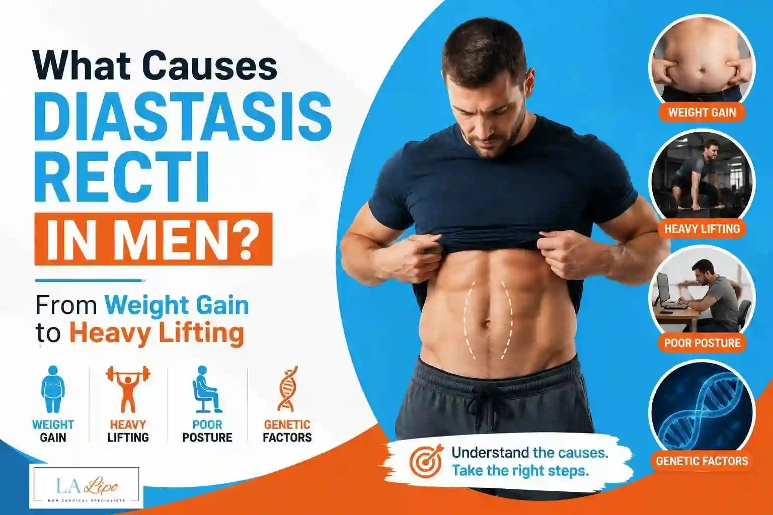 What Causes Diastasis Recti in Men? From Weight Gain to Heavy Lifting Canary Wharf